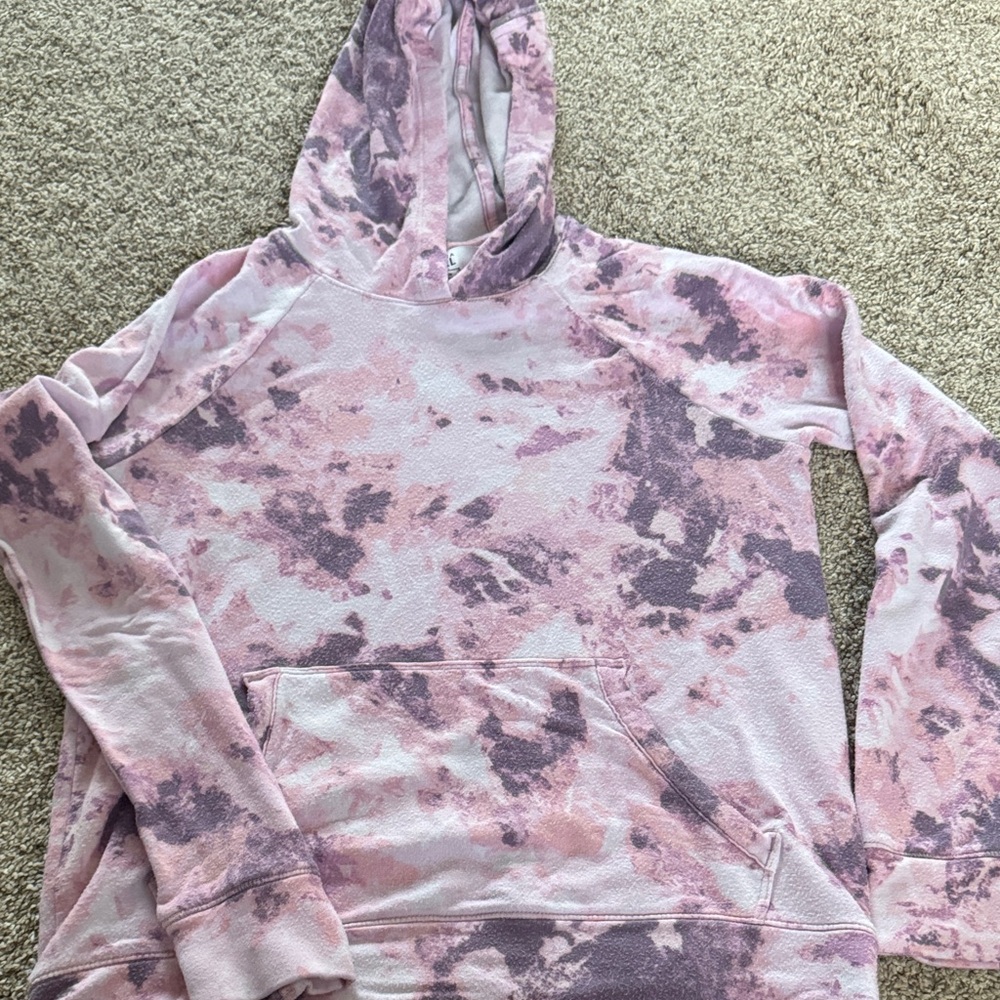 Athleta Kids Pink and Purple Hoodie
